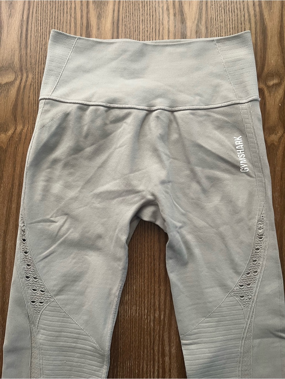 Gymshark Light Gray High-Waist Seamless Leggings